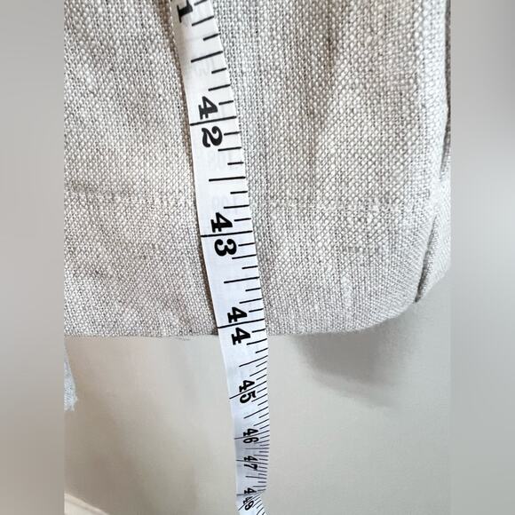 Only Child Fern Trench in Linen oatmeal neutral natural linen coat spring summer - Picture 10 of 14